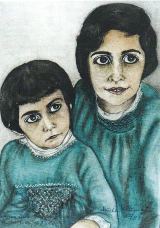 Anne und Margot Frank in Aachen, 1933