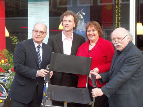 Dietmar Althof, Tim von Kitzell, Kerstin Tack und Erwin Schütterle