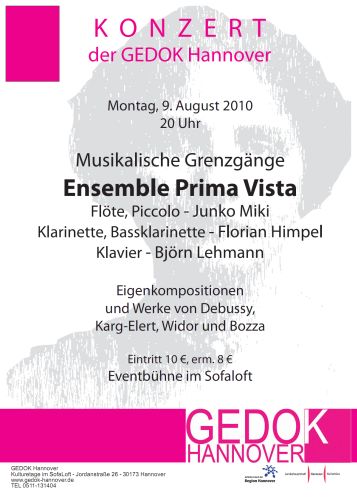 Musikalische Grenzgänge: Ensemble Prima Vista
