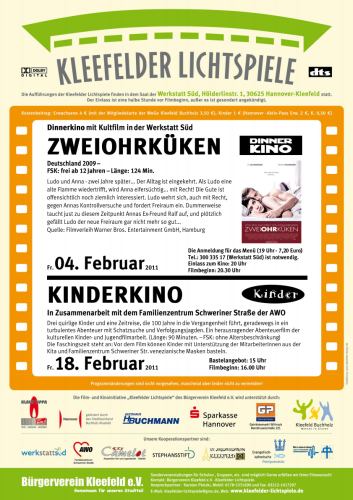 Kleefelder Lichtspiele im Februar 2011