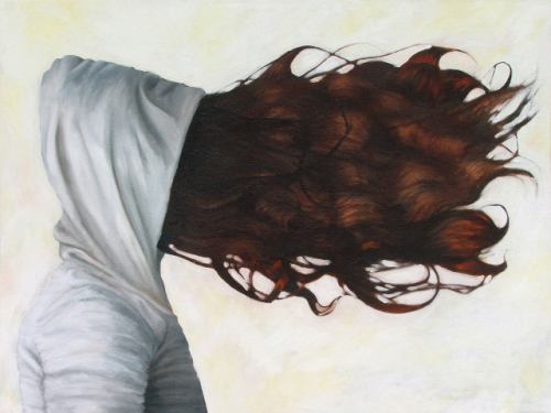 Kapuze mit Haaren